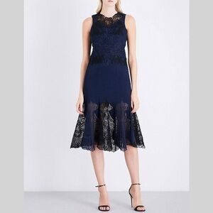 Jonathan Simkhai sleeveless lace dress in midnight